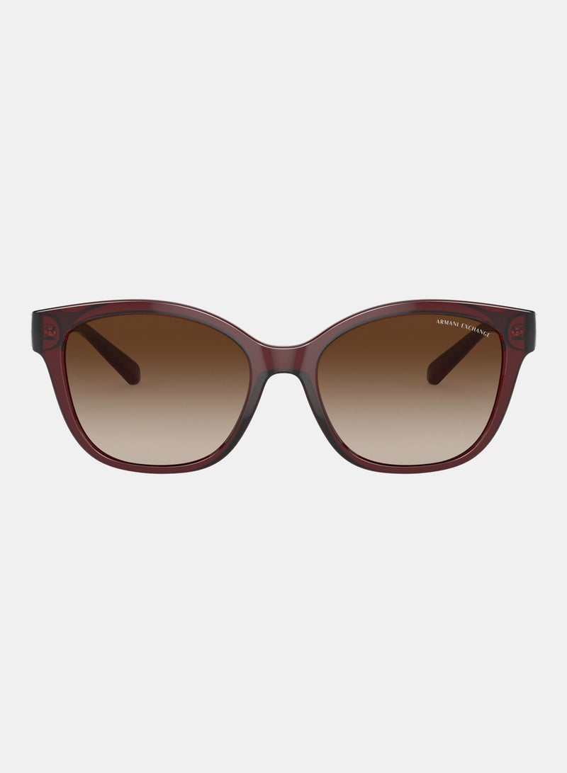 Armani Exchange Full Rim Cat Eye Sunglasses 0AX4127S - Image 1